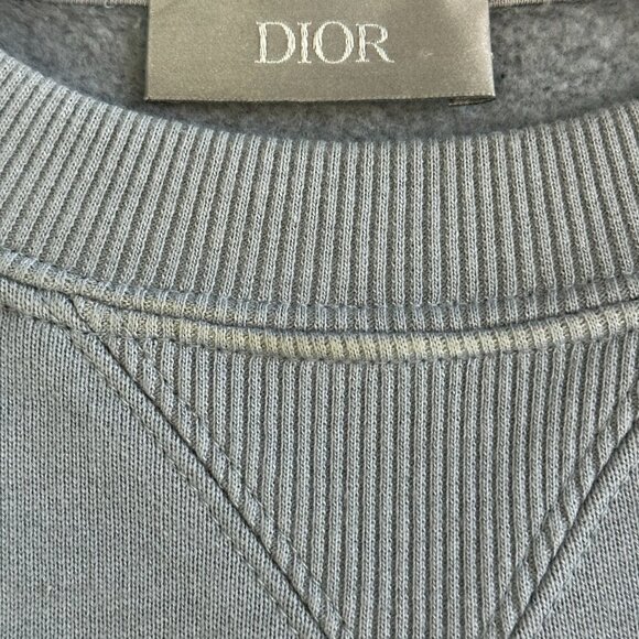 Dior Daniel Arsham Light Blue Logo Sweater - Picture 3 of 6